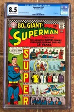 Vintage 1967 SUPERMAN #193 DC-National Curt Swan CGC 8.5 OW/W Pages picture
