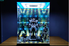 Fit  Metal Structure Nu Gundam Figure Display Case With Light No Figure New picture