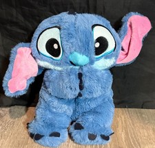 NEW w/out Tags Disney STITCH Plush Lullaby Toy w/ Light Music and Snoring Sound picture