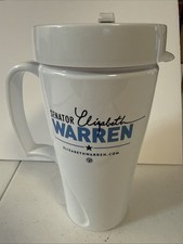 Senator Elizabeth Warren Travel Mug Presidential Candidate Plastic Coffee Cup picture