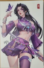 Psylocke Sketchbook - Varnish Foil - Helen Young w/COA picture