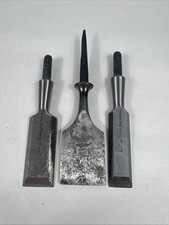 Vintage EA Berg Eskilstuna Sweden W.F. Champion Chisel Lot 3/4” 1” 3pc picture