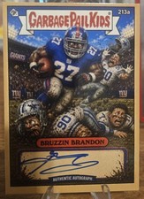 Garbage Pail Kids ♤Brandon Jacobs♤ Autograph☆ picture