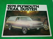 Original 1976 Plymouth Trail Duster Foldout Sales Brochure 76 Fc3 picture