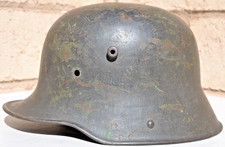 ORIGINAL WW1 GERMAN IMPERIAL ARMY M16 COMBAT HELMET BIG SIZE 66 MAKER STAMP S.i. picture