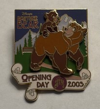 Disney World - Koda and Kenai - Brother Bear - Opening Day 2003 LE2000 Pin picture