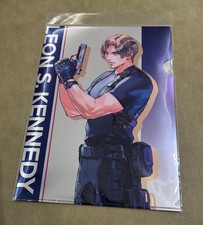 Resident Evil Leon S. Kennedy Clear File by Chisato Mita Capcom Rare picture