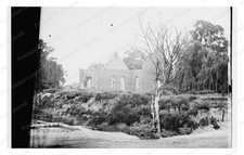 Hampton Virginia Church Ruins Standard Postcard COPY RPPC picture