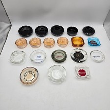 Vintage Casino Glass Ashtray Lot of 19 Las Vegas Reno Lake Tahoe Stardust Harrah picture