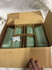 Jadeite Fire King Bake Serve Store Complete Set with Box Perfect Condition picture