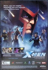 X-Men Legends Video Game Magazine Print Ad 2004 Marvel Activision PS2 Xbox picture
