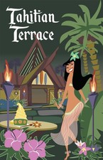 Tahitian Terrace Adventureland Disneyland Vintage Restaurant Poster Print Art picture