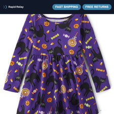 The Children's Place Girls and Toddler Skater Dress, Long Sleeve picture