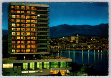 c1980s Hotel Marjan Split Night View Croatia Vintage Postcard picture