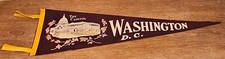 Rare Vintage Washington DC Felt The Capitol Landmark Pennant picture