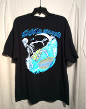 Vtg Slightly Stoopid Band Heavy Cotton Full Size Black T Shirt NP118 picture