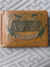Antique 1922 Autograph Album P.S. 114 School Photo New York Friendship Book Rare picture