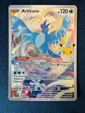 Pokemon TCG Articuno 132/128 Illustration Rare 30th Anniversary  picture