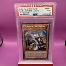 PSA 9 Kaibaman the Legend Secret Rare DUAD-EN021 DUAD 1st Edition Very Low Pop  picture