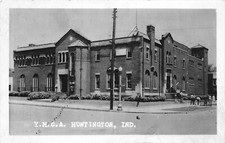 J66/ Huntington Indiana RPPC Postcard c1940s YMCA Building  363 picture