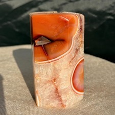 614g Natural Carnelian Freeform Mineral Crystal Healing picture