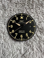 IWC Mark XVIII Pilot Automatic Watch Black Dial Dolphin Hands Calendar picture