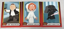 2008 Inkworks Family Guy Star Wars Cross Over Peter, Lois, Stewie picture