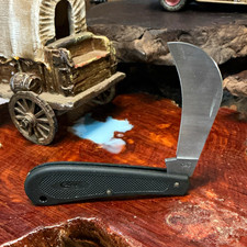 Case XX LT1011 Hawkbill SS 1-Blade Black Synthetic Tested XX picture