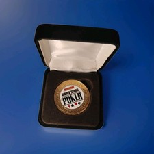 2011-2012 World Series of Poker WSOP Player Button Token Card Guard Medallion... picture