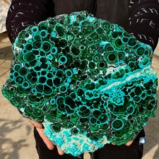 7.33LB  Natural silica Chrysocolla malachite quartz crystal flake mineral specim picture