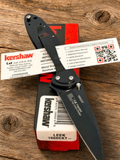 Kershaw Leek 1660CKT Black AUTHENTIC SS Drop Point Spring Assisted Open picture