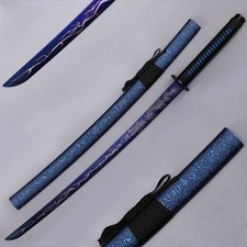 Blue Blade Lightning Dragon Katana, Handmade Katana, Japanese Samurai Sword picture