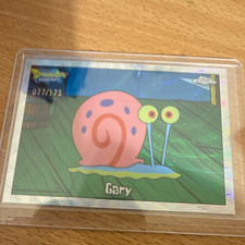 Topps Chrome 2025 SpongeBob SquarePants #26 Gary Serial Numbered 07/75 picture