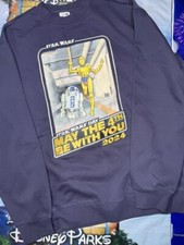 Disney 2024 Star Wars May The 4th Be With You Pullover Sweatshirt (L) Large NEW picture