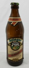 Brau Von Ayinger UR-WEISSE Germany 1PT/9oz. Brown Glass Beer Bottle EMPTY picture