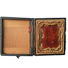 Antique 1800s Civil War Lot Union Case empty picture
