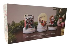 Hallmark “The Night Before Christmas” 3 Interactive Tabletop Decorations NEW picture
