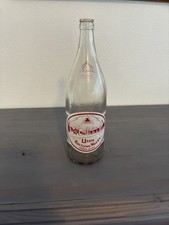 Vintage Utah Bottling Works Ogden Utah Purity Beverages 32 Oz Soda Bottle Label picture