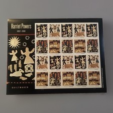 2026 USPS SHEET OF 20 FIRST CLASS LETTER STAMPS HARRIETT POWERS 82¢ picture