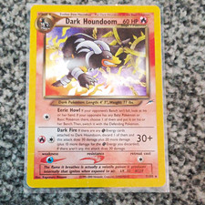 WOTC 2000 Pokemon TCG Neo Destiny Dark Houndoom Holo Rare 7/105 60 HP English picture