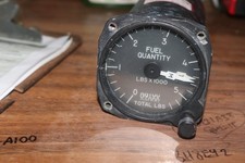 Vintage Vought A-7 Corsair II fuel indicator gauge Vietnam era 393043-003 picture