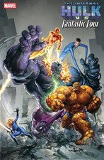 Infernal Hulk vs. Fantastic Four #1 Clayton Crain Var  (Presale 10/14 Release) picture