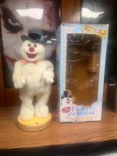 1998 Gemmy Hip Swinging Frosty The Snowman Animated Singing Dancing W Box -WORKS picture