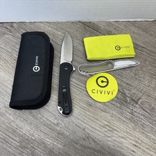 Civivi Elementum Folding Knife 2.96in D2 Steel Black G10 Handles C907A picture
