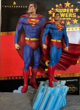 SUPERMAN SUPER POWERS  EX VERSION STATUE 2 PORTRAITS 1/6 SCALE picture
