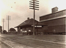 Farmington  Minnesota  Seneca Railroad Station  RPPC Postcard picture