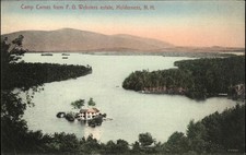HOLDERNESS NEW HAMPSHIRE NH Camp Carnes Antique Postcard picture