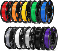 10 Colors 250G PLA 3D Printer Filament for Beginners, 1.75Mm/±0.02Mm picture