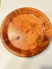 hand-turned Tasmanian Myrtle Burl wood picture