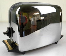Toastmaster Vintage  2-Slice Toaster Model 1B24 MCM 1950s Clean Kitchen picture